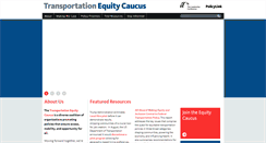 Desktop Screenshot of equitycaucus.org
